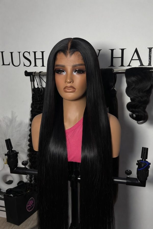 6x6 HD Lace Jet Black Buss Down – Virgin Hair Wig