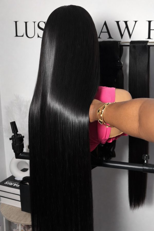 6x6 HD Lace Jet Black Buss Down – Virgin Hair Wig