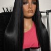 6x6 HD Lace Jet Black Buss Down – Virgin Hair Wig