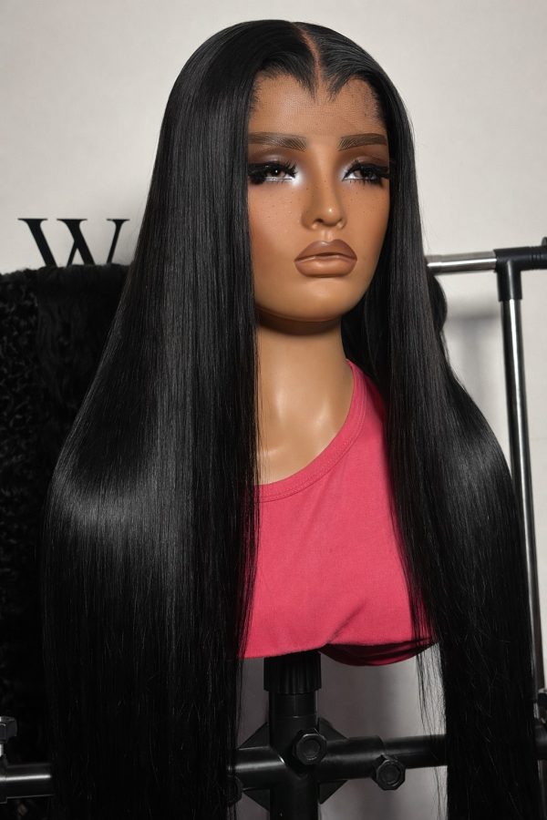 6x6 HD Lace Jet Black Buss Down – Virgin Hair Wig